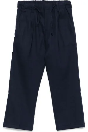Paolo Pecora Pantalon à détail plissé