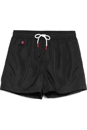 Kiton Short de bain à logo brodé