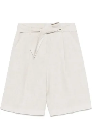 ELEVENTY Short pailleté à taille haute