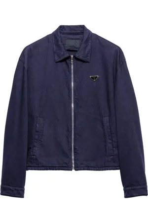 Prada Veste en jean à fermeture zippée