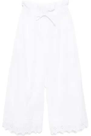Simone Rocha Pantalon court à taille volantée