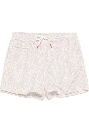 Kiton Short de bain à fleurs