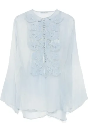 ERMANNO SCERVINO Robe courte à fleurs appliquées