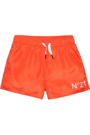 Nº21 Short de bain à logo imprimé