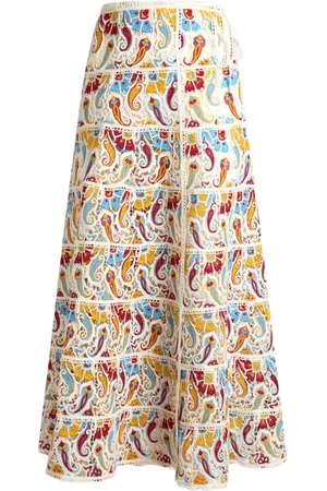 Etro Jupe mi-longue à motif cachemire