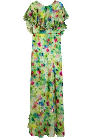 Isolda Robe longue Peacock