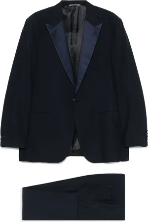 CANALI Costume à revers satinés
