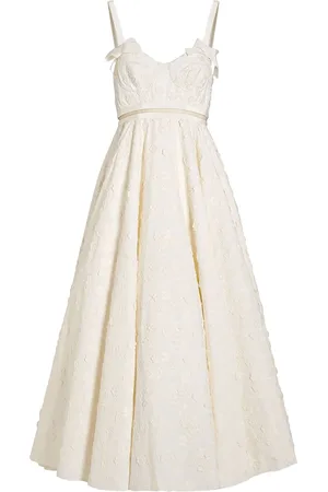 Giambattista Valli Robe mi-longue en popeline
