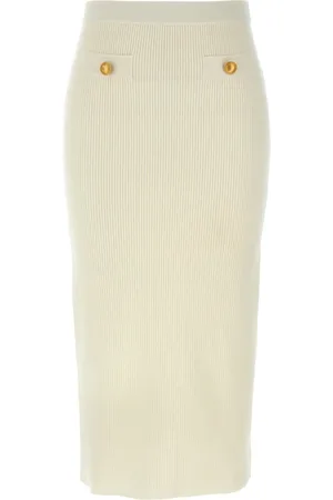Alessandra Rich Jupe mi-longue à taille haute