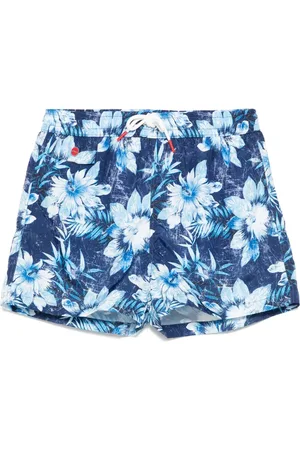 Kiton Short de bain à fleurs