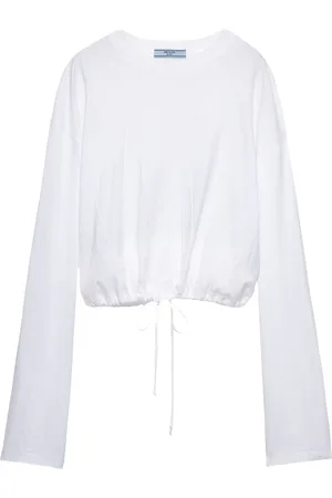 Prada T-shirt en jersey à manches longues