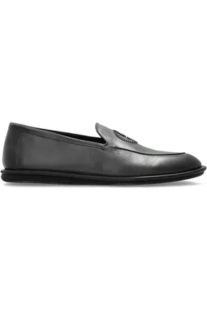 Giorgio Armani Mocassins en cuir à logo