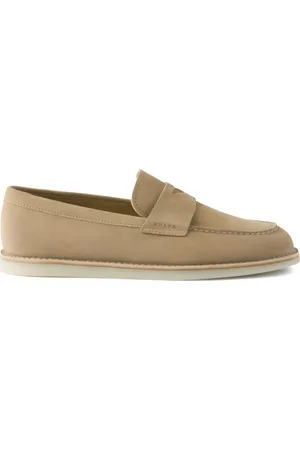 Prada Mocassins à effet délavé