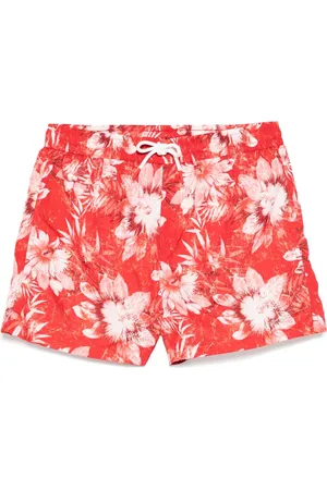 Kiton Short de bain à fleurs