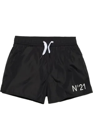 Nº21 Short de bain à logo imprimé