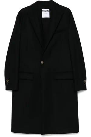 Moschino Manteau droit à simple boutonnage