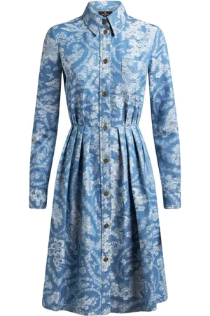 Etro Robe-chemise en jean