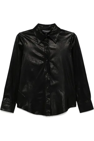Cynthia Rowley Chemise en cuir