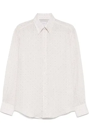 Brunello Cucinelli Chemise à imprimé graphique
