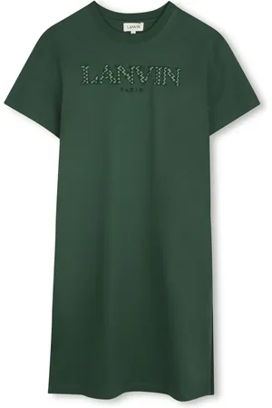 Lanvin Robe à patch logo