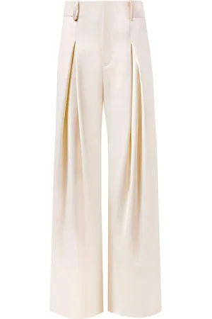 Alejandra Alonso Rojas Pantalon palazzo en laine