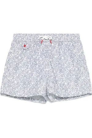 Kiton Short de bain à fleurs