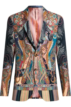 Etro Blazer à imprimé cachemire