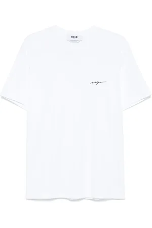 Msgm T-shirt à logo brodé