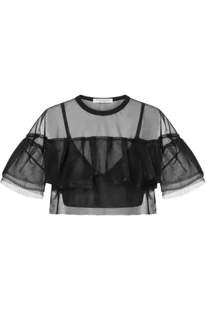 Serafini Blouse à effet de transparence