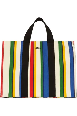 Msgm Sac à main à rayures