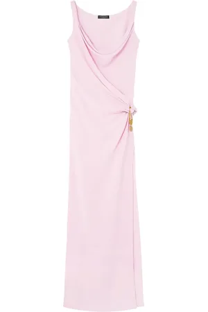 VERSACE Robe longue Safety Pin à fronces