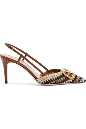 VALENTINO GARAVANI Escarpins Vlogo Signature 80 mm à bride arrière