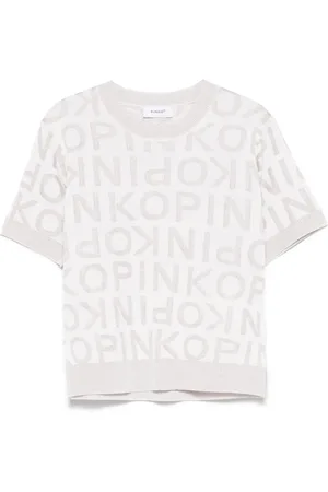 Pinko T-shirt à logo en jacquard