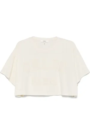 Chloé T-shirt à logo appliqué