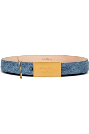 Balmain Ceinture en jean à détail d