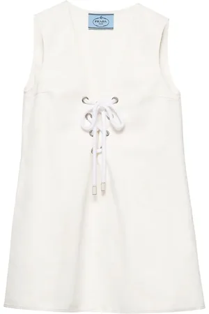 Prada Robe courte à fini satiné
