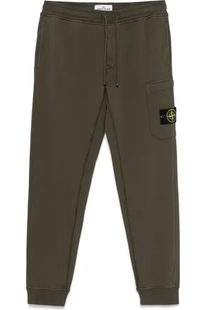 Stone Island Pantalon de jogging à patch logo
