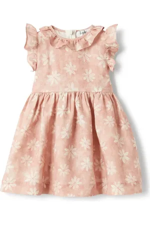 Il gufo Robe à fleurs imprimées