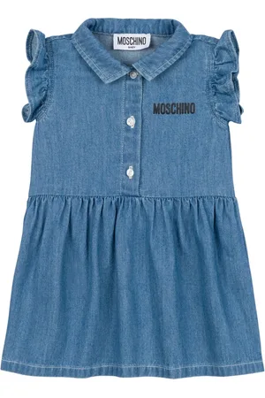 Moschino Robe à logo imprimé
