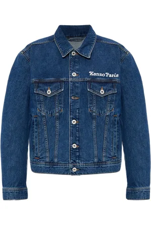 Kenzo Veste en jean à logo brodé