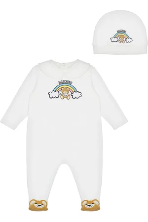 Moschino Trousseau de naissance à imprimé graphique