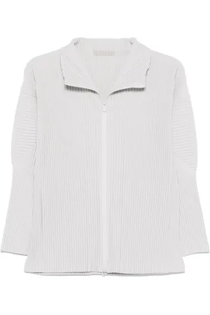 Issey Miyake Veste à design plissé