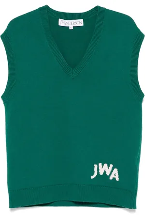 J.W.Anderson Gilet à logo en intarsia