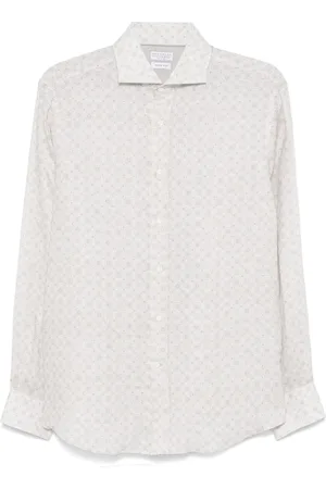 Brunello Cucinelli Chemise à fleurs
