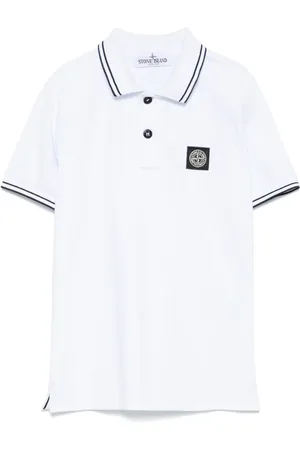 Stone Island Polo à motif Compass