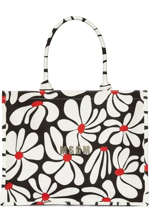 Msgm Sac cabas à fleurs