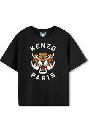 Kenzo T-shirt à imprimé tête de tigre