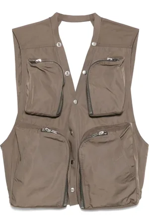 Rick Owens Gilet cargo à dos ouvert