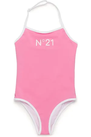 Nº21 Maillot de bain à logo imprimé