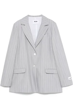 Msgm Blazer à fines rayures